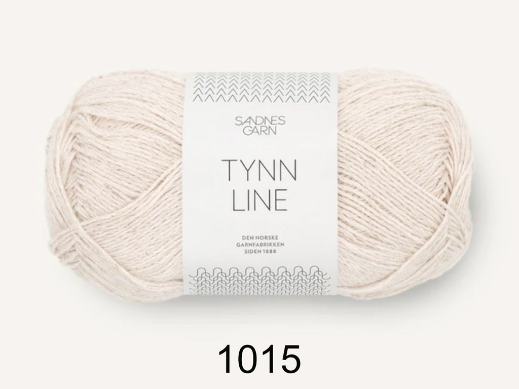 Tynn Line yarn from Sandnes Garn is a blend of cotton, viscose and linen