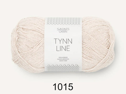 Tynn Line yarn from Sandnes Garn is a blend of cotton, viscose and linen