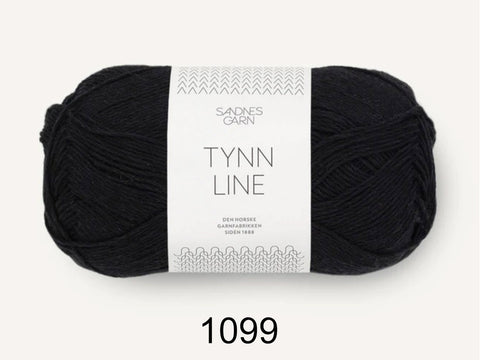 Tynn Line yarn from Sandnes Garn is a blend of cotton, viscose and linen