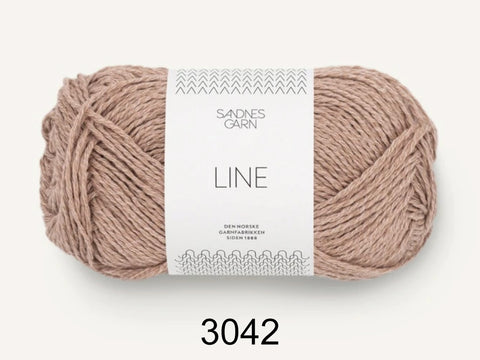 Line is a cotton, viscose, and linen yarn from Sandnes Garn