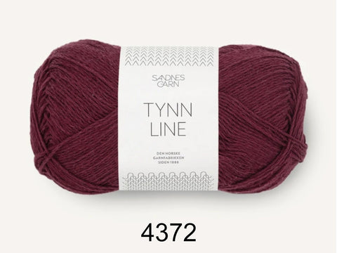 Tynn Line yarn from Sandnes Garn is a blend of cotton, viscose and linen