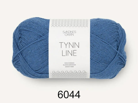 Tynn Line yarn from Sandnes Garn is a blend of cotton, viscose and linen