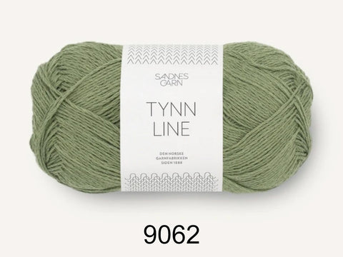 Tynn Line yarn from Sandnes Garn is a blend of cotton, viscose and linen