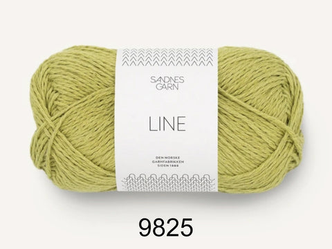 Line is a cotton, viscose, and linen yarn from Sandnes Garn
