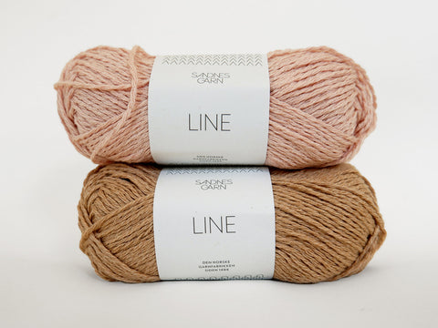Line is a cotton, viscose, and linen yarn from Sandnes Garn