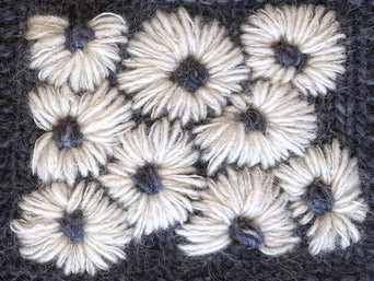 Late Bloomer Mitten Kit Blue and White