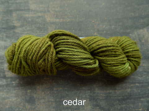 Woolen Wonder is a Canadian made yarn, hand dyed by The Fleece Artist, available at The Knit Cafe in Toronto
