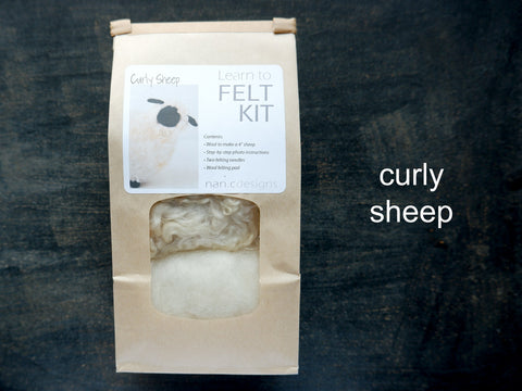Learn to needle felt kits