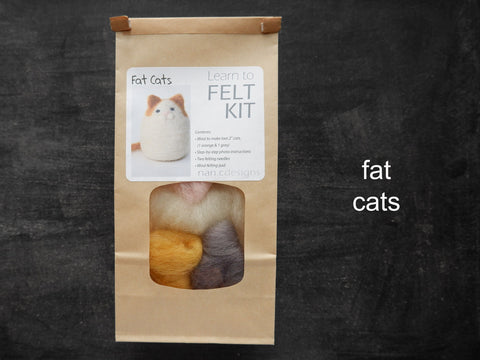 Learn to needle felt kits