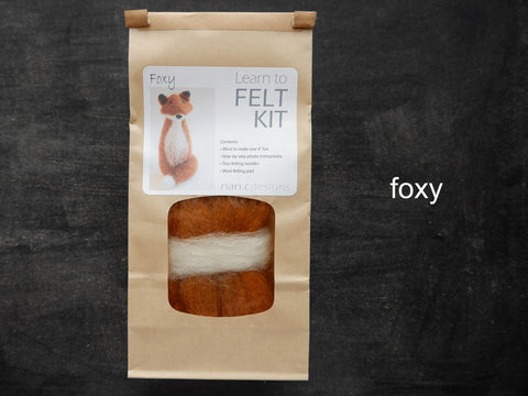 Learn to needle felt kits