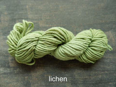 Woolen Wonder is a Canadian made yarn, hand dyed by The Fleece Artist, available at The Knit Cafe in Toronto
