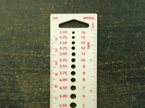 Needle Gauge and Ruler