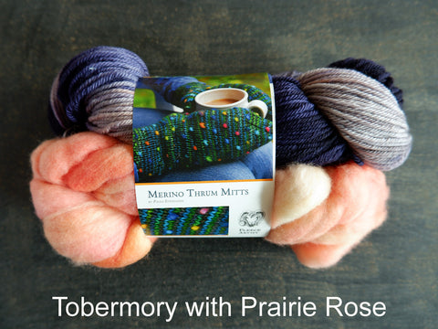 Thrum Mitten knit kits from The Fleece Artist. National Park colours