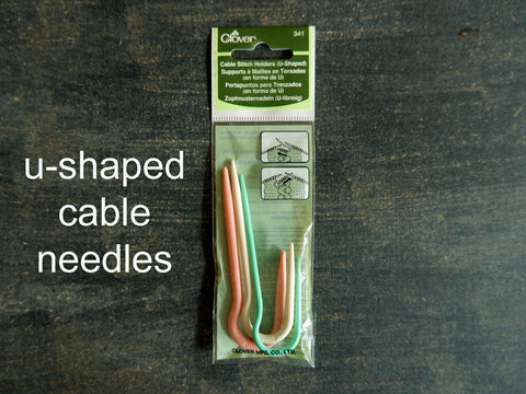 Cable Knitting Needles U-shaped