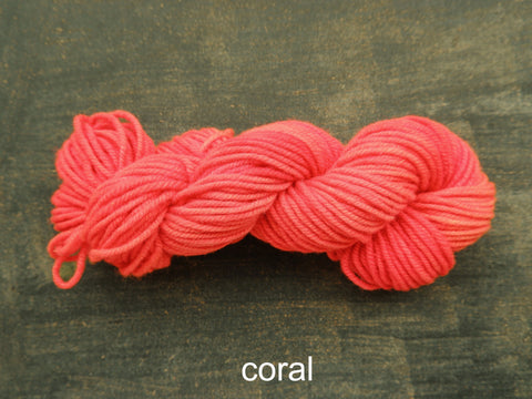 Canadian, hand dyed yarn from Fleece Artist. Woolen Wonder 50 grams