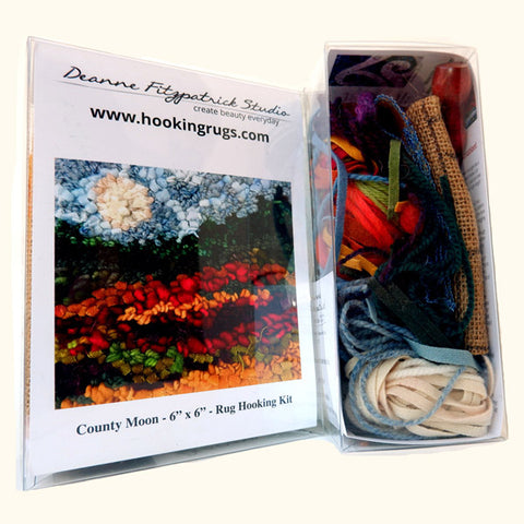 Rug Hooking Kit by Deanne Fitzpatrick Country Moon