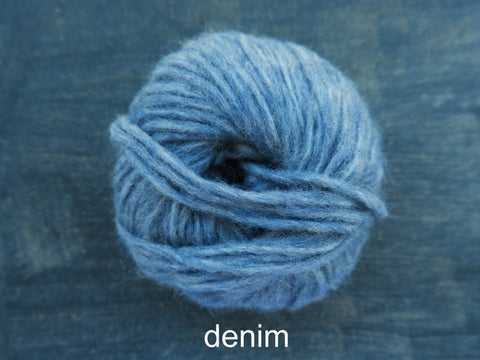 Wish from Drops Yarn is a Alpaca, Merino, Cotton, Bulky-sized yarn. Denim