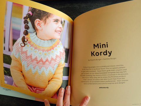 Mini Pom. Happy Knits for Little Kids. A knitting pattern book for children's wear