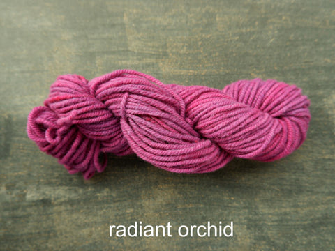 Canadian, hand dyed yarn from Fleece Artist. Woolen Wonder 50 grams