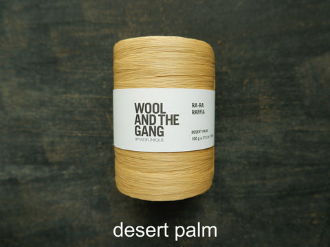 Ra Ra Raffia from Wool and the Gang