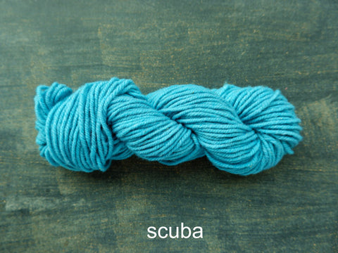 Canadian, hand dyed yarn from Fleece Artist. Woolen Wonder 50 grams