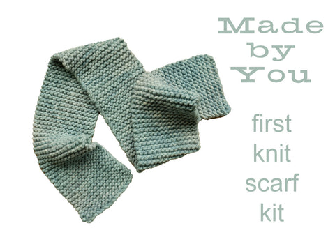 Made by You - First Knit Scarf Kit