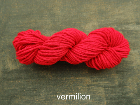 Canadian, hand dyed yarn from Fleece Artist. Woolen Wonder 50 grams