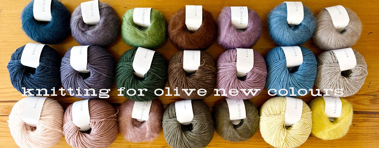 Knitting for Olive at the Knit Cafe