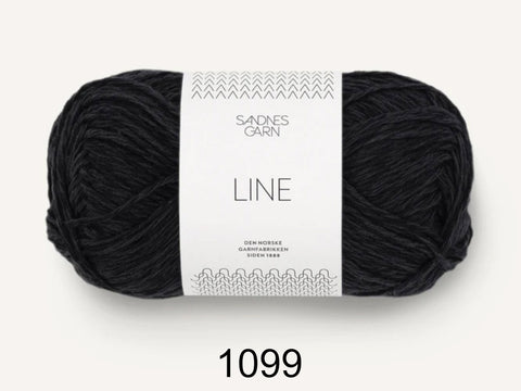 Line is a cotton, viscose, and linen yarn from Sandnes Garn 