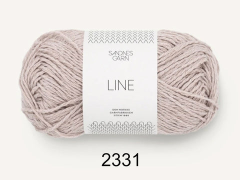 Line is a cotton, viscose, and linen yarn from Sandnes Garn 