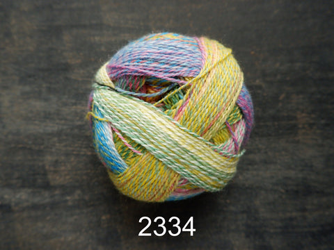 Zauberball Crazy is a self patterning sock yarn 