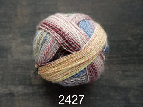 Zauberball Crazy is a self patterning sock yarn 