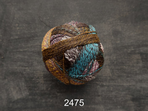 Zauberball Crazy is a self patterning sock yarn 