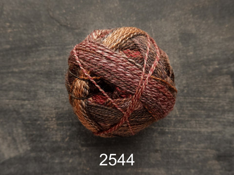 Zauberball Crazy is a self patterning sock yarn 