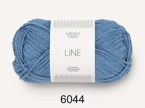 Line is a cotton, viscose, and linen yarn from Sandnes Garn 