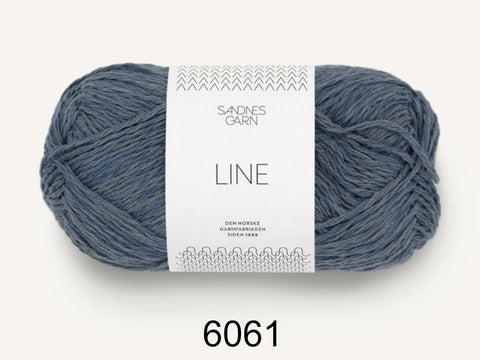 Line is a cotton, viscose, and linen yarn from Sandnes Garn 