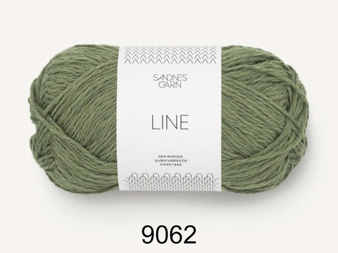 Line is a cotton, viscose, and linen yarn from Sandnes Garn 