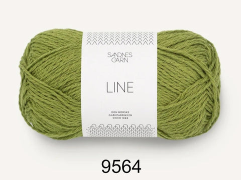Line is a cotton, viscose, and linen yarn from Sandnes Garn 