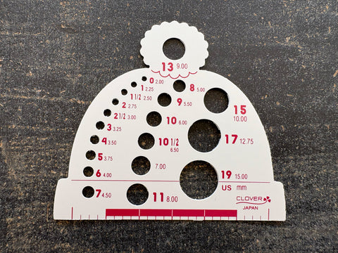 Hat Shaped Needle Gauge