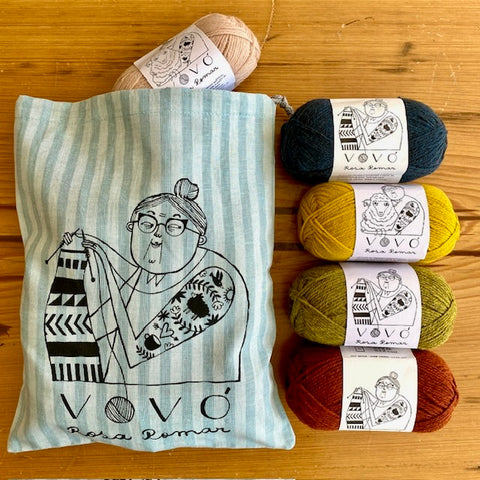 Vovo yarn from Retrosaria by Rosa Pomar available in Toronto