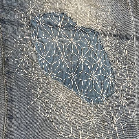 Sashiko Mending Class at The Knit Cafe in Toronto