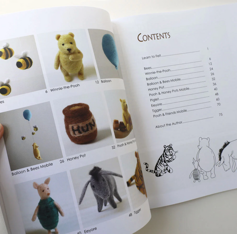 Needle Felting Pooh Bear and Friends