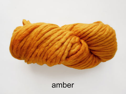 Flouf is a super bulky, merino yarn, made by Canadian hand dyer Fleece Artist 
