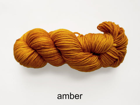 Lichen and Lace Merino  Worsted,  hand dyed yarn, made in Canada