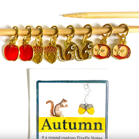 Autumn Stitch Markers