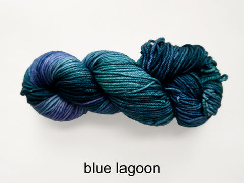 Lichen and Lace Merino  Worsted,  hand dyed yarn, made in Canada