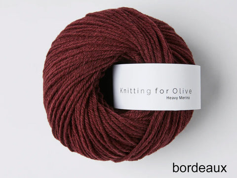 Knitting For Olive's Heavy Merino is a worsted weight yarn, perfect for sweaters