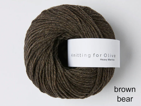 Knitting For Olive's Heavy Merino is a worsted weight yarn, perfect for sweaters