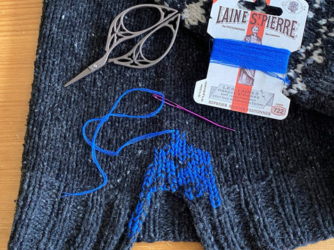 Creative Knitwear Mending