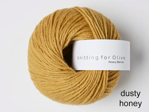 Knitting For Olive's Heavy Merino is a worsted weight yarn, perfect for sweaters